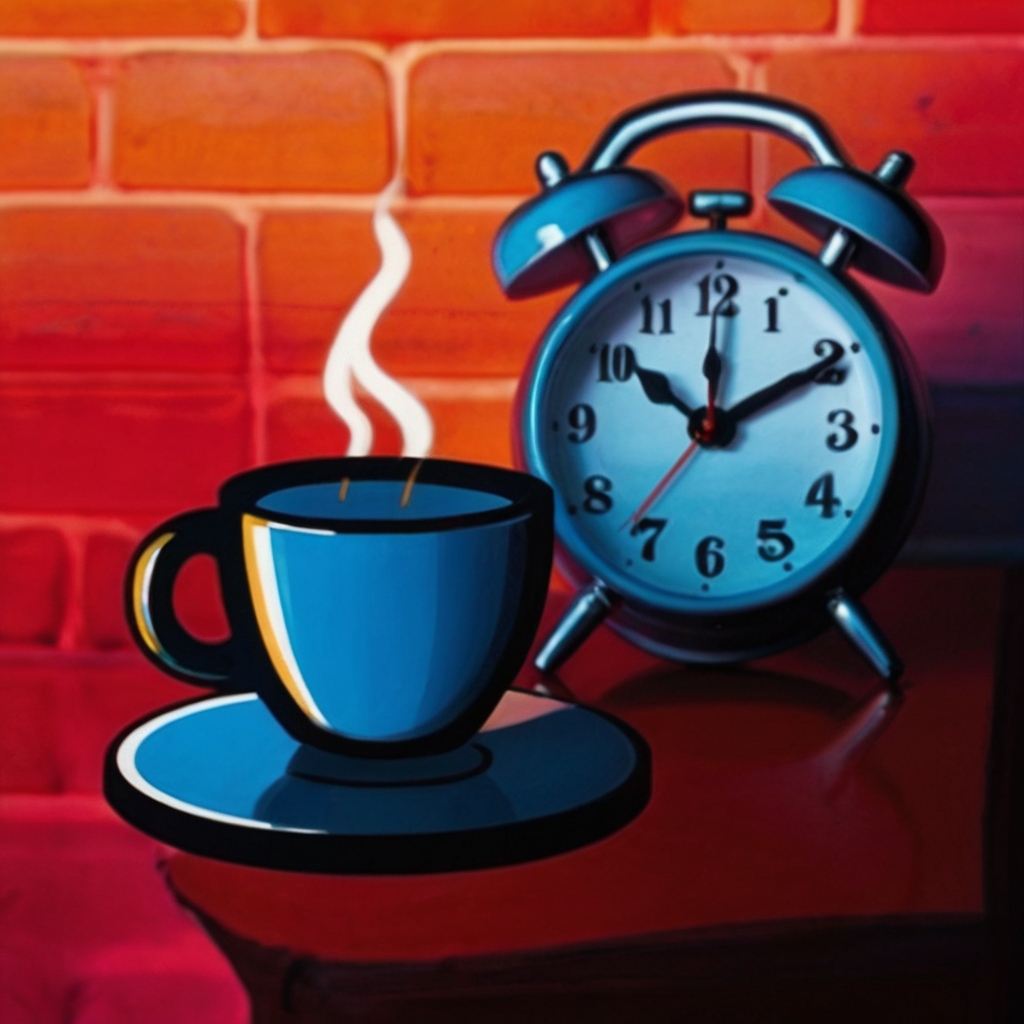 Coffee and Clock